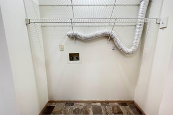 Washer and dryer connections